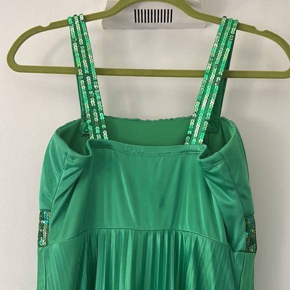 My Michelle Pleated Skirt Flowy Formal Prom Dress - Picture 5 of 8